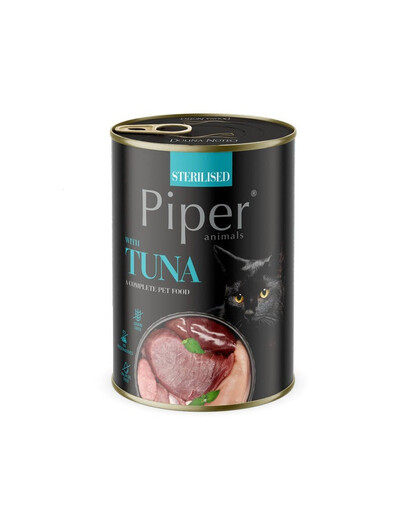 DOLINA NOTECI PIPER Steriliseeritud niiske kassitoit tuunikalaga 400g
