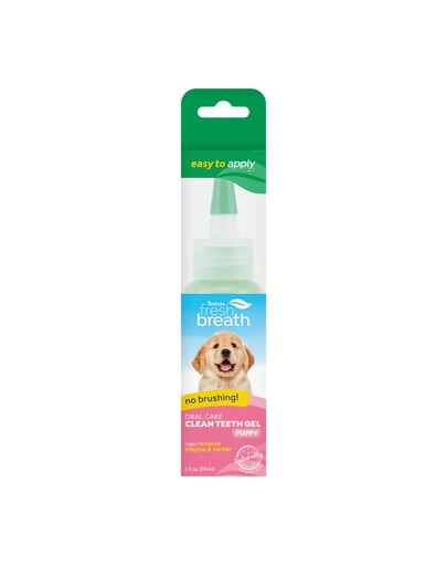 TROPICLEAN Fresh Breath Clean Teeth Oral Care Gel Puppy 59ml suuhooldusgeel kutsikatele
