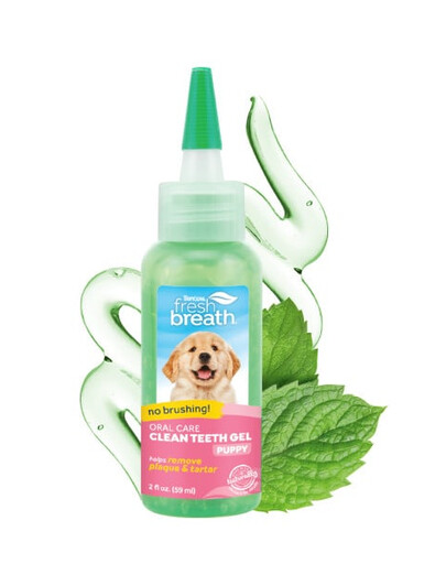 TROPICLEAN Fresh Breath Clean Teeth Oral Care Gel Puppy 59ml suuhooldusgeel kutsikatele