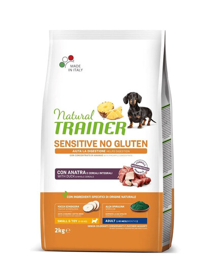 TRAINER Natural Sensitive No Gluten Small Toy Adultkoos pardiga 2kg