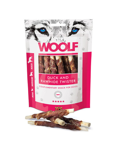 WOOLF Kuivatatud pardinaha wrap 100g