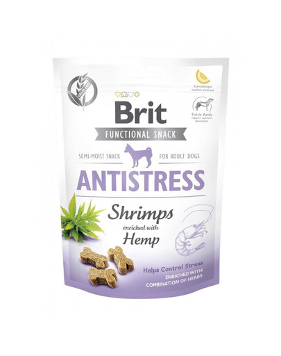 BRIT Care Dog Functional Snack Shrimp Antistress 150g krevettide maiuspala stressi vastu