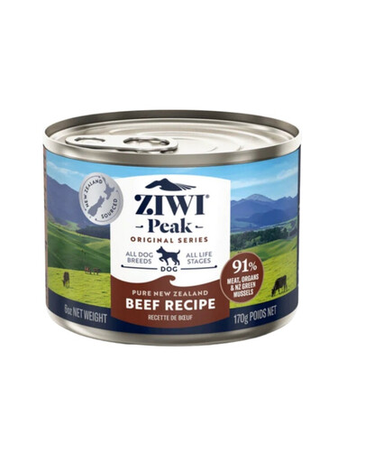 ZIWIPEAK Dog Original Series veiseliha märgtoit 170 g