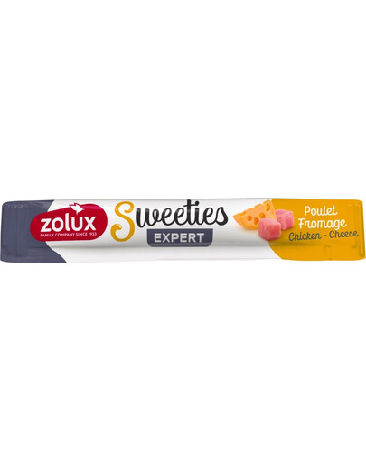 ZOLUX SWEETIES koerakreemi maiuspala kana ja juustuga 14 g