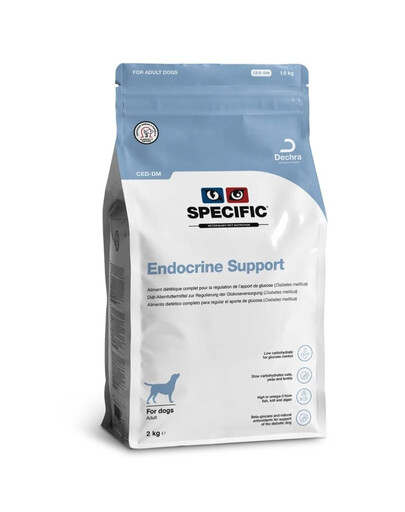 SPECIFIC Dog CED-DM Endocrine Support 2 kg koeratoit diabeetilistele koertele