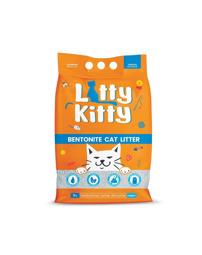 LITTY KITTY Bentoniit looduslik allapanu 5 l (4 kg)