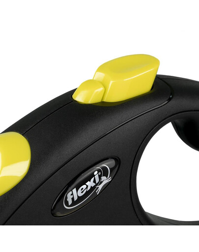FLEXI Automaatne jalutusrihm NEW NEON L 5m lint