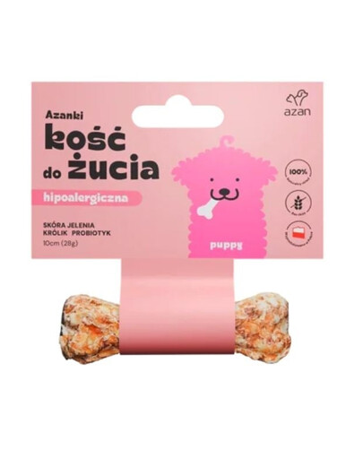 AZANKI Kutsika hirvennahast luu 10cm