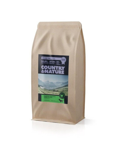 COUNTRY&NATURE Lambaliha kalkuniga Retsept 9 kg lambaliha kalkuniga kõikidele koeratõugudele