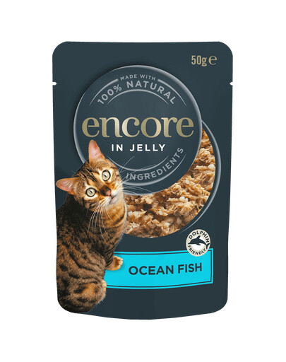 ENCORE Cat Multipak kalamaitsesegu želees kassidele 20x50g