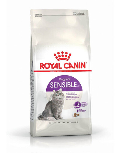 ROYAL CANIN Sensible 33 kuivtoit täiskasvanud kassidele, kellel on tundlik seedetrakt 3 x 400g