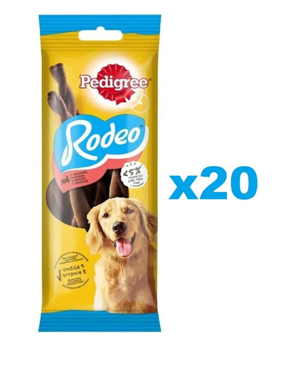 PEDIGREE Rodeo 20x70g koerte maiuspala veiselihaga
