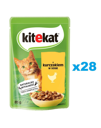 KITEKAT Kana kastmes 28x85 g täiskasvanud kassidele