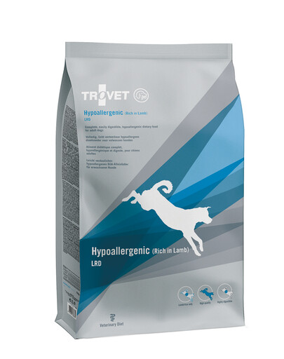TROVET Hypoallergeenne LRD Lambaliha koertele lambalihaga 10 kg
