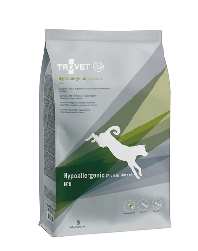 TROVET Hypoallergeenne hobuse HPD koertele hobuselihaga 10 kg