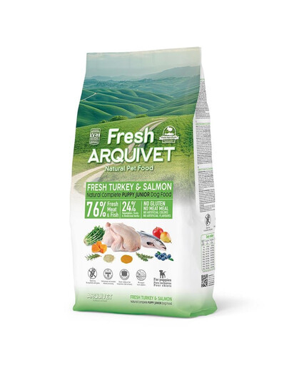 ARQUIVET Fresh Puppy Junior Poolniiske kutsikatoit Türgi ja lõhe 10 kg