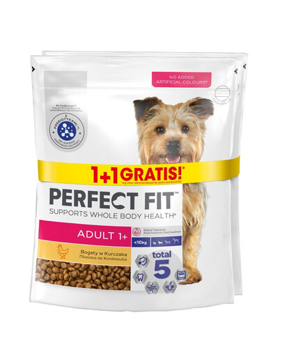 (Adult 1+) 2x825g Bogaty w kurczaka - sucha karma dla psa małych ras