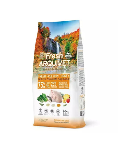 ARQUIVET Fresh Poolniiske koeratoit kalkunit ja ookeanikala 10 kg
