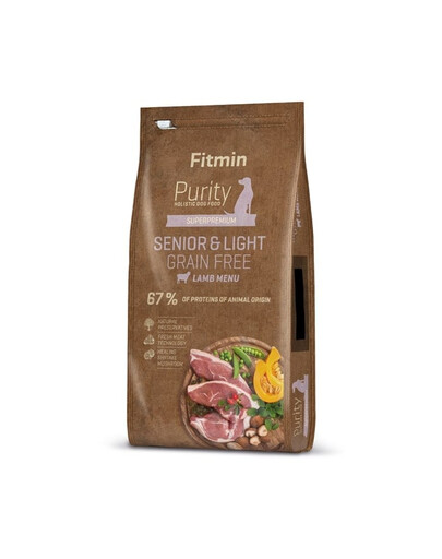 Dog Purity Grain free senior & light lamb 12 kg