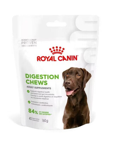 ROYAL CANIN Digestion Adult Dog Supplements 160g Seedetrakti tervise täiendus täiskasvanud koertele