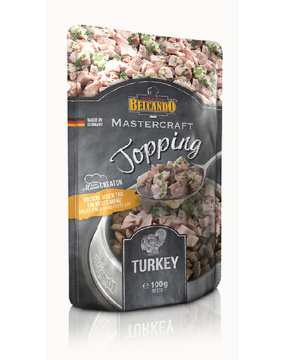 BELCANDO Mastercraft Topping Indyk z Pietruszką 24x100 g