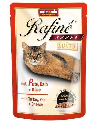 Rafine soupe adult indyk cielęcina ser 0.1 kg