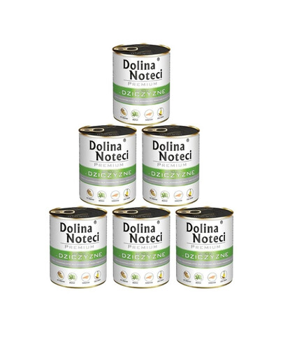 DOLINA NOTECI Premium Bogata W Dziczyznę 6x800g