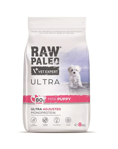 Ultra Pork Mini Puppy 8kg dla szczeniąt ras małych wieprzowina