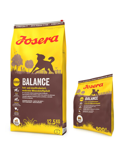 JOSERA Balance 12,5kg dla starszych lub mało aktywnych psów + 900g GRATIS