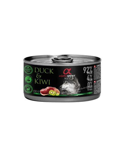 Duck with kiwi Kaczka z kiwi 150 g x 12 szt.