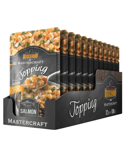 BELCANDO Mastercraft Topping Lõhe brokoliga 12 x 100 g