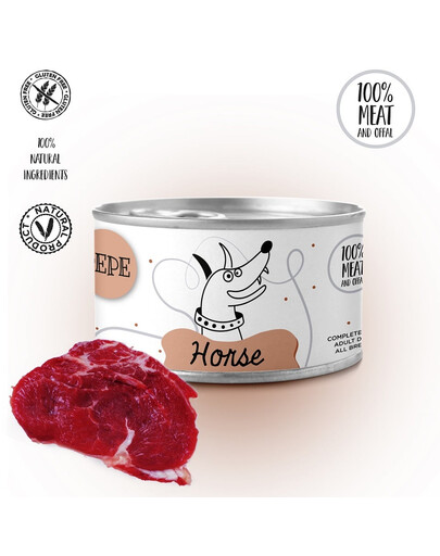 PEPE Horse Karma 100% konina 410 g