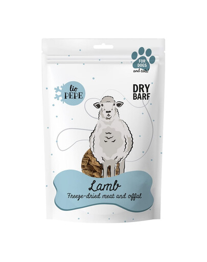 PAKA ZWIERZAKA PEPE Freeze-dried külmkuivatatud lambaliha 30g