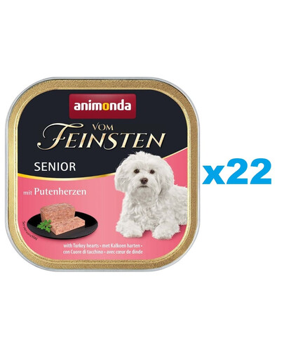ANIMONDA vom Feinsten Senior Serca Indycze 22x150 g