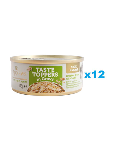 APPLAWS Taste Topper Pierś z kurczaka z jagnięciną w sosie 12x156 g