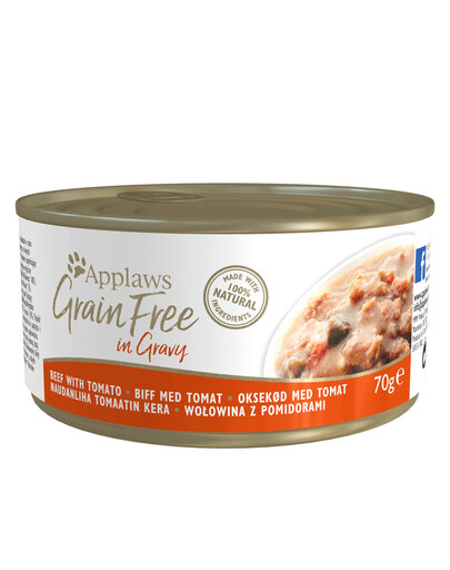 APPLAWS Grain Free puszki z sosem dla kota 72 x 70 g