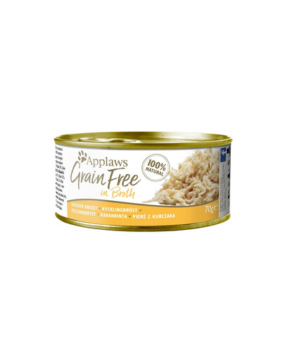 APPLAWS Grain Free puszki z sosem dla kota 72 x 70 g