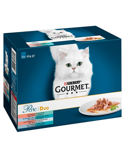 Perle Duet Rybny 72x85g mokra karma dla kotów