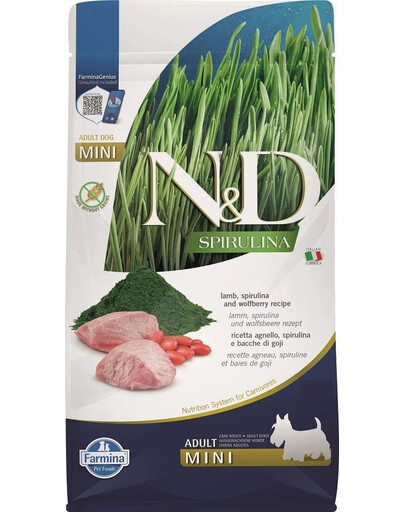 N&D Spirulina Adult Mini Lamb and Wolfberry 800 g