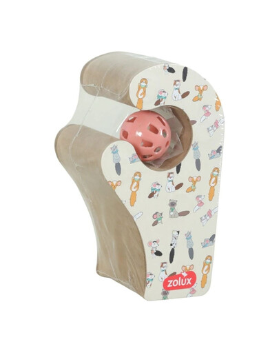 Drapak dla kota CHATOUILLE składana łapka z piłką i kocimiętką