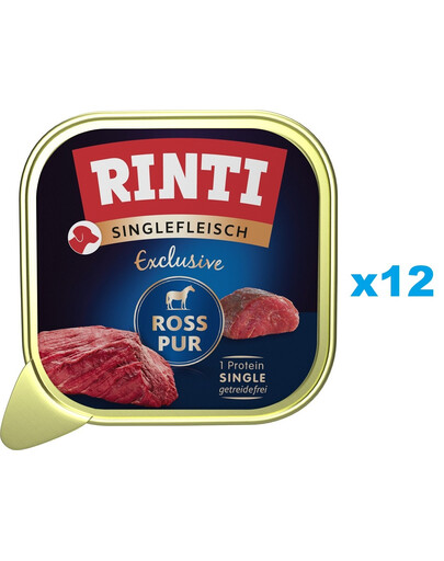 RINTI Singlefleisch Exclusive Horse Pure monobiałkowa karma z koniną 12x150 g