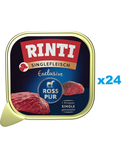RINTI Singlefleisch Exclusive Horse Pure monobiałkowa karma z koniną 24x150 g