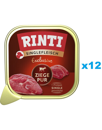 RINTI Singlefleisch Exclusive Goat Pure monobiałkowa karma z koziną 12x150 g