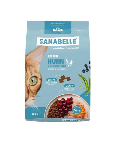 Kitten Kurczak 400 g dla kociąt oraz kotek ciężarnych i karmiących