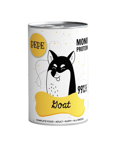 PEPE Goat 99% (koza) 800g monoproteinowa karma