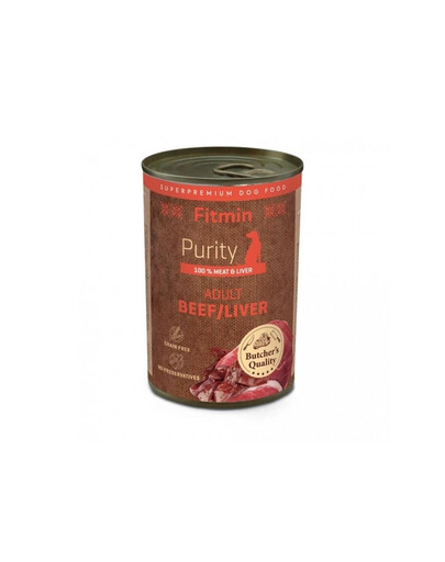 Purity Adult Dog Beef with liver 400g wołowina z wątróbką dla psów