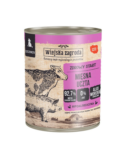 Mięsna uczta mokra karma dla szczeniąt 800 g