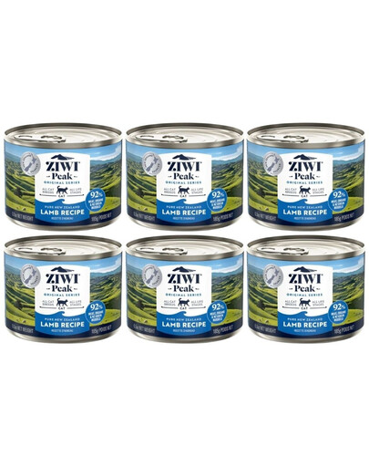 ZIWIPEAK Cat Lamb Jagnięcina 6x185 g