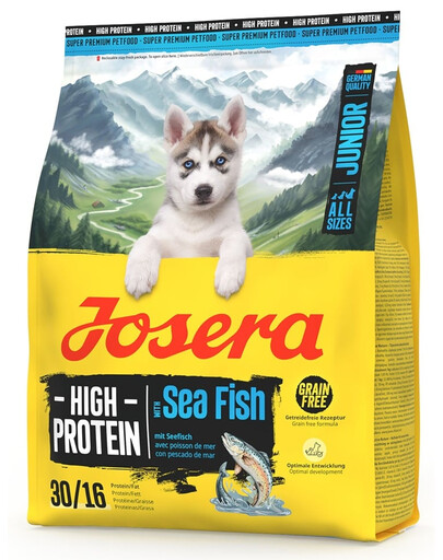 High Protein Junior Sea Fish 900g wysokobiałkowa karma dla szczeniąt