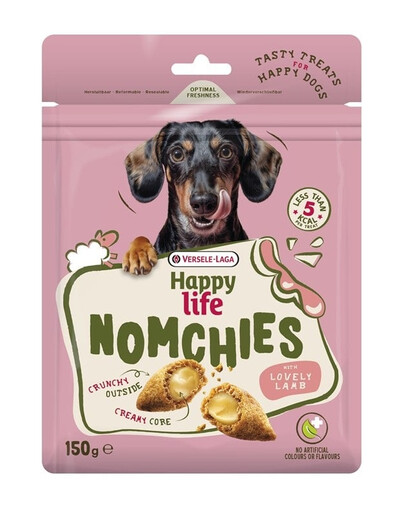 Happy Life Snack Nomchies Lamb 150g przysmak wspierający trawienie